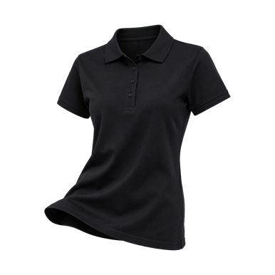 POLO FEMME REGULAR 200G – JHK – POPL200 — couleur Noir